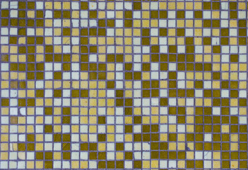 Tile mosaic of small squares