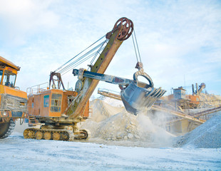 crushed stone production