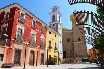 Centro pintoresco de Mula, Murcia