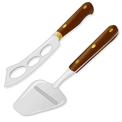 cheese knife isolated on white background