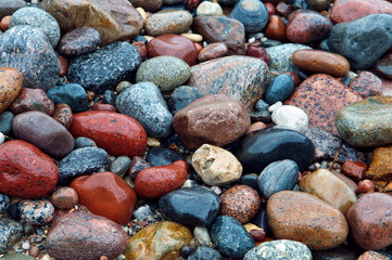 Sea stones.