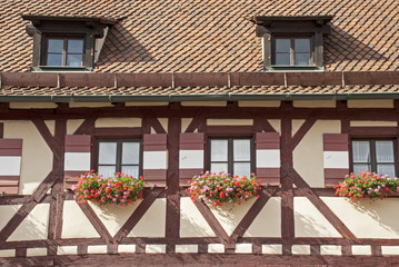 Timber framed house in Nuremberg