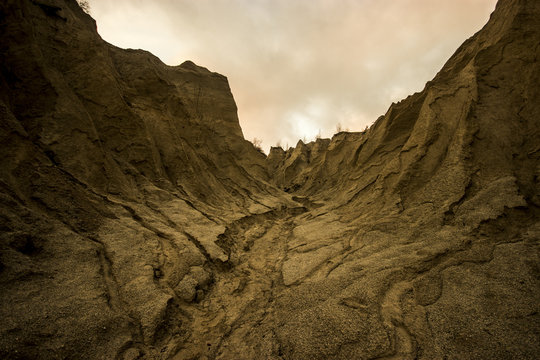 A path along sand dynes