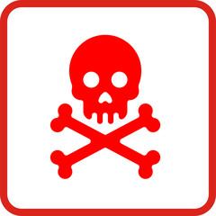 poison icon, for milling and engraving