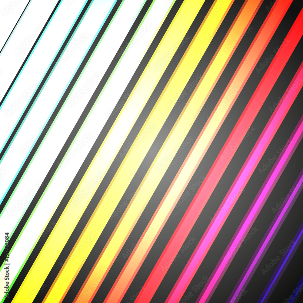 Poster bright color diagonal rectangles, colorful design with geometric rectangular shapes forming abstract