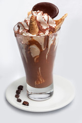 Chocolate Coffee with cream