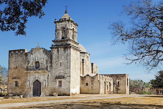 Church in Mission San Jose, San Antonio, Texas