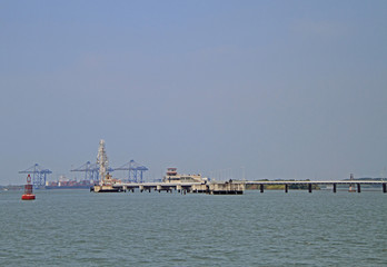 sea port of Kochi, India
