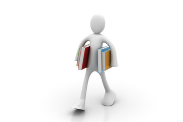 Office assistant with file