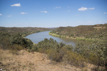 EUROPE PORTUGAL ALGARVE ALCOUTIM RIO GUADIANA