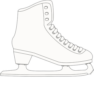 skates for figure skating, ice dancing and sports