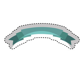elegant frame with ribbon vector illustration design