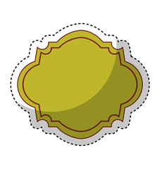 elegant frame isolated icon vector illustration design