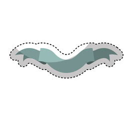 Fototapeta premium elegant frame with ribbon vector illustration design