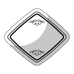elegant frame isolated icon vector illustration design