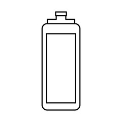 bottle water gym isolated icon vector illustration design