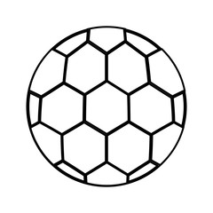 Obraz premium soccer balloon isolated icon vector illustration design