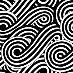 Abstract seamless background with wave