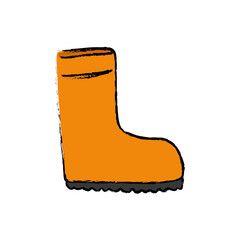 Isolated industry boot icon vector illustration graphic design