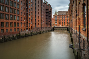 Naklejka premium Hamburg Speicherstadt