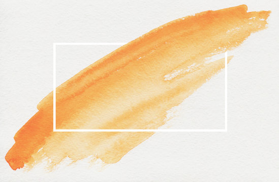 Brush painted watercolor background. Art abstract brush paint texture design 