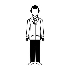 businessman avatar isolated icon vector illustration design