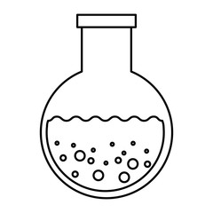 tube test isolated icon vector illustration design