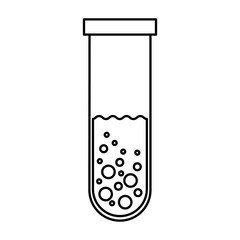 tube test isolated icon vector illustration design