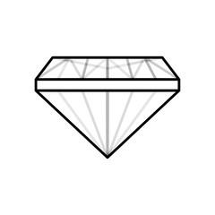 Diamond luxury jewerly icon vector illustration graphic design
