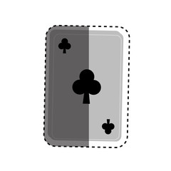 Casino card game concept icon vector illustration graphic design