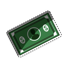 Money billets isolated icon vector illustration graphic design