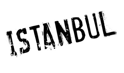 Istanbul stamp rubber grunge