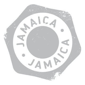 Jamaica stamp rubber grunge