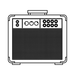 audio console professional icon vector illustration design