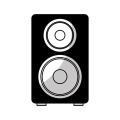 speaker audio device icon vector illustration design