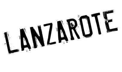 Lanzarote stamp rubber grunge