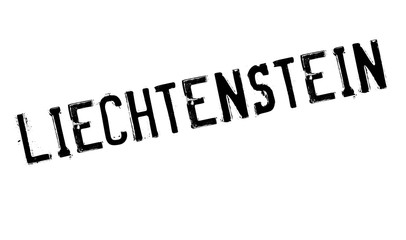 Liechtenstein stamp rubber grunge