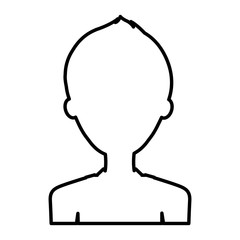 human silhouette isolated icon vector illustration design