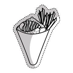 delicious japanese food isolated icon vector illustration design