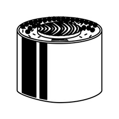 delicious japanese food isolated icon vector illustration design