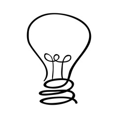 Bulb or big idea icon vector illustration graphic design