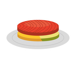 delicious japanese food isolated icon vector illustration design
