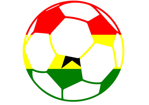 Ghana Fußball Flagge