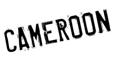 Cameroon stamp rubber grunge