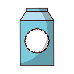 milk box isolated icon vector illustration design
