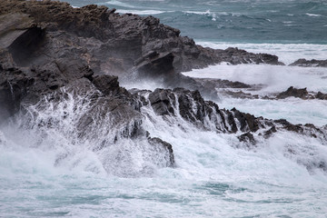 Porto Covo rough coastline sea