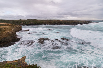 Porto Covo rough coastline sea