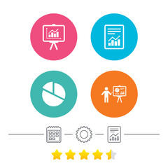 Diagram graph Pie chart. Presentation billboard.
