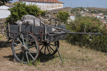 Old wooden cart