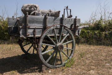 Fototapeta premium Old wooden cart